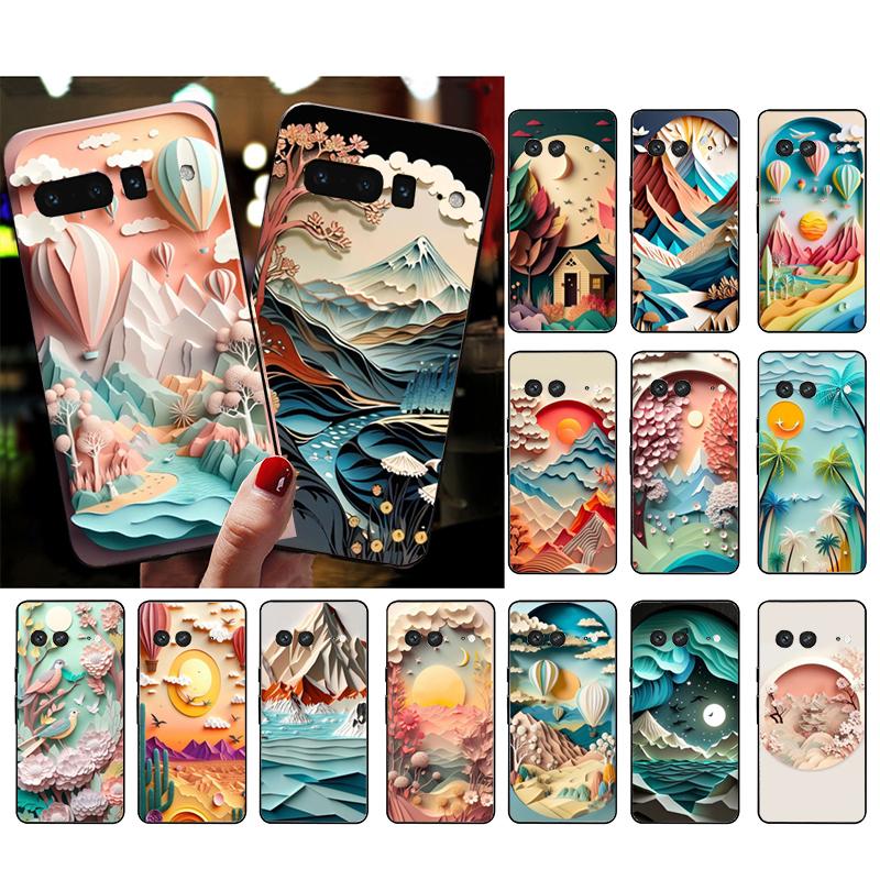 Landscape Sceneary Mountain Phone Case For Google Pixel 8 7 Pro 7A 7 6A 6 Pro Pixel 8A 4A 3A 4 XL Pixel 5 6 4 3 3A XL
