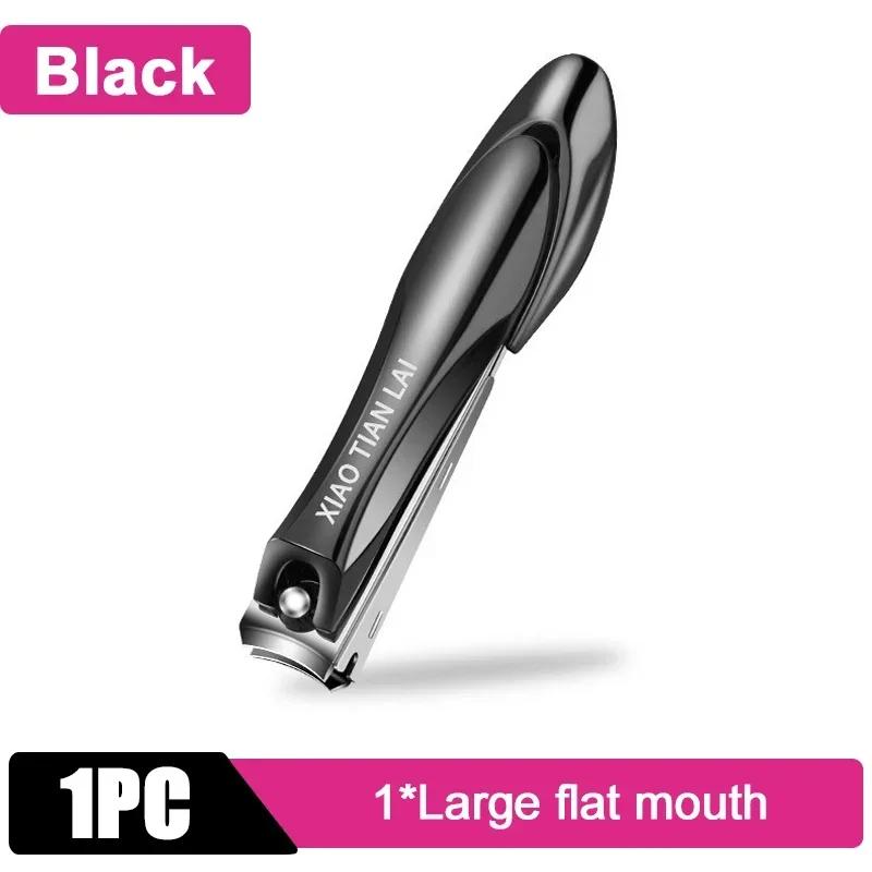 Кусачки для ногтей из нержавеющей стали Очиститель для ногтей и щипчиков для ногтей Средства личной гигиены Инструменты для обрезки Кусачки для ногтей с защитой от брызг