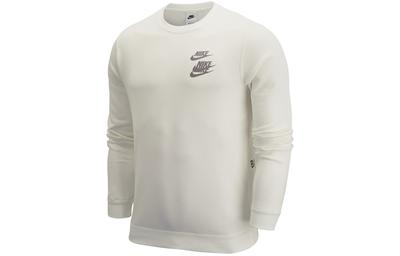 Nike Толстовки Унисекс Sail White С круглым вырезом Средняя Обычный крой DV7381-133