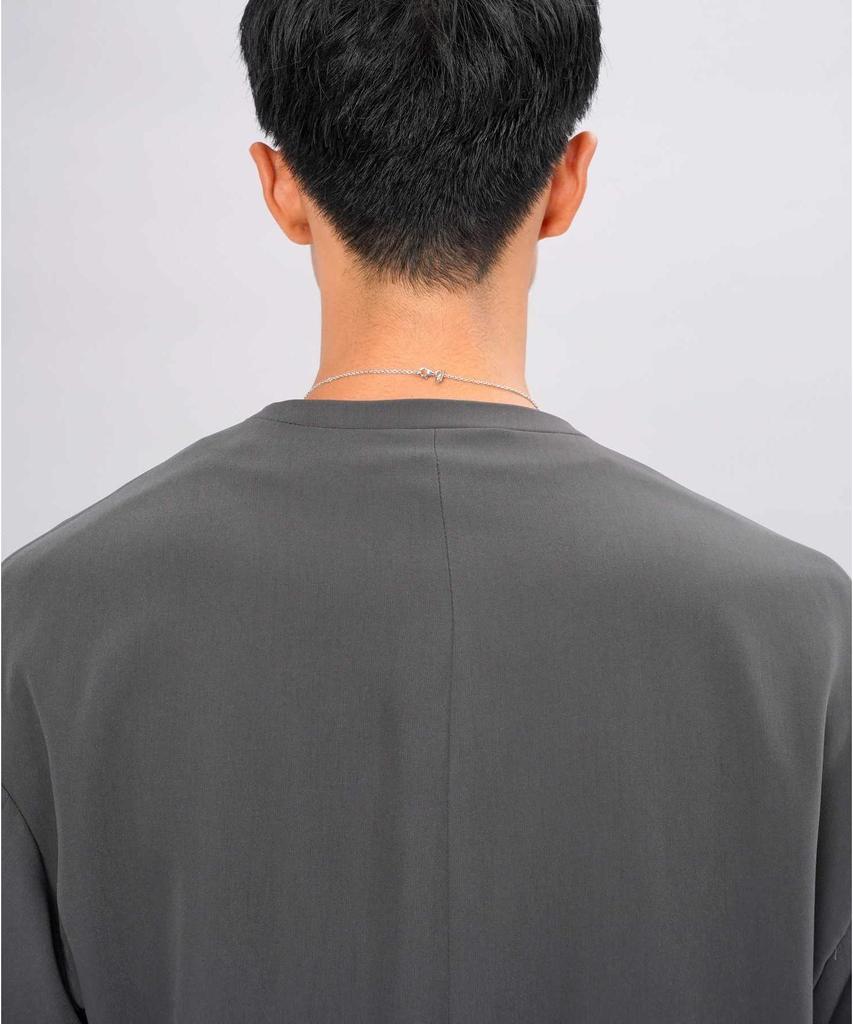 Necklace THE EDGE Double Ring Necklace 925 Silver Directly Manufactured Silver [Lion Heart] Men's (With Pouch)