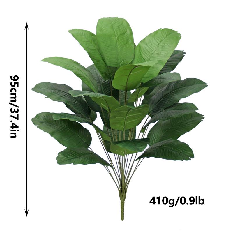 Large Artificial Banana Tree with Green Leaves for Outdoor Decoration