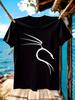 Графическая футболка Kali Linux Графическая футболка - Черная с Бе...