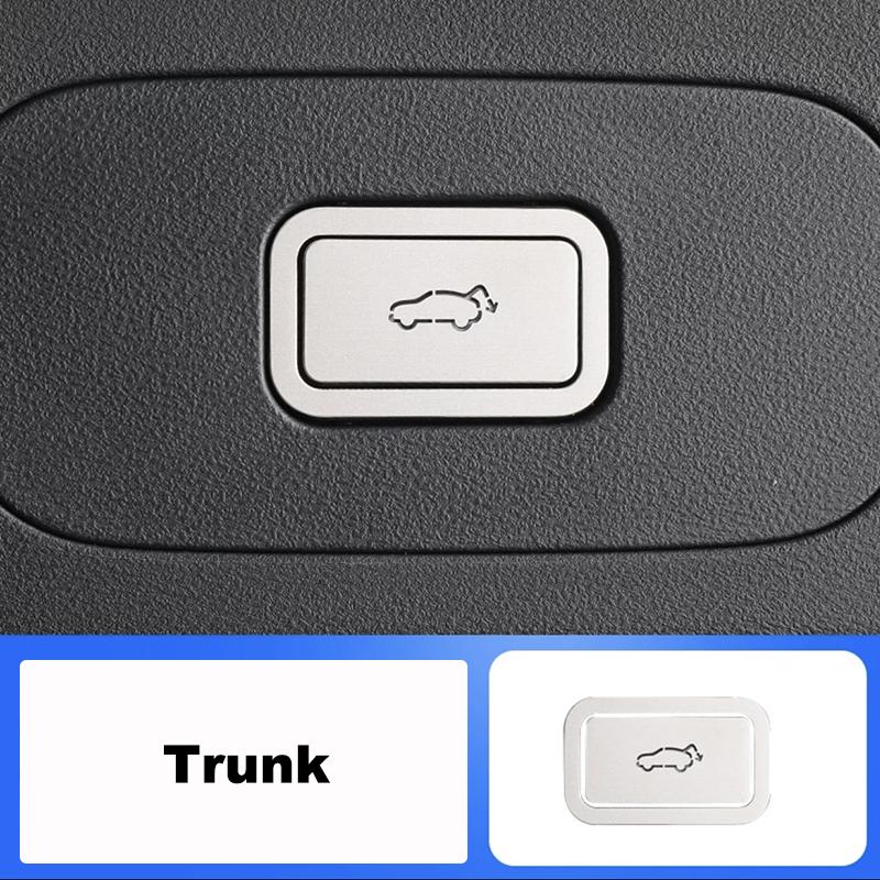 For Geely Galaxy Starship 7 EM-i 2024 2025 Central Control Button Window Lift Trunk Metal Protective Sticker Accessories
