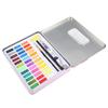 Water Color Paint 36 Bright Colors Quick Drying High Transparency Watercolor Paint Set with Pen Sponge Paper for Art