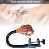 1 Set Manicure Practice Hand Model Flexible Nail Training Fake Hand Adjustable Finger Kits for Beginners