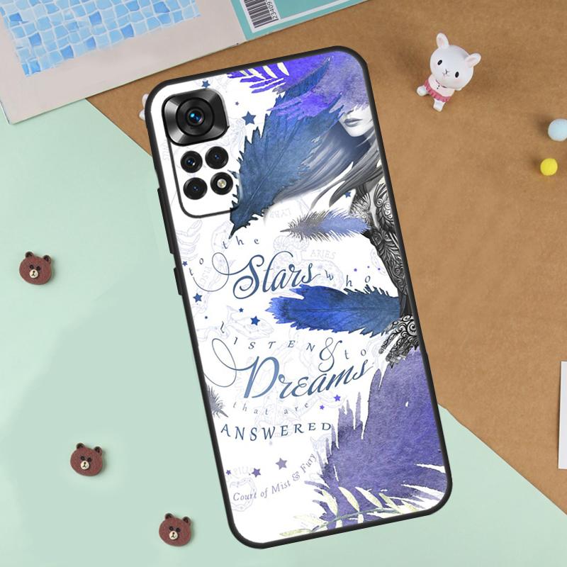 Чехол «Двор тумана и ярости» для Xiaomi Redmi 14C 10C 12C 13C Чехол для Redmi Note 13 Pro 14 9 10 11 12 10S 11S 12S