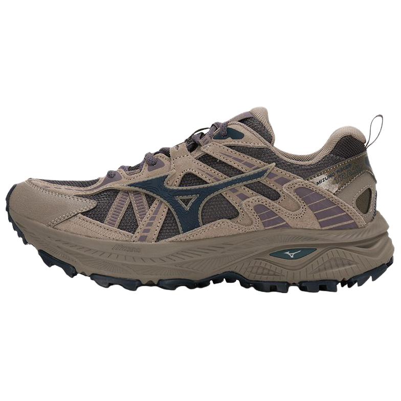 Mizuno Racer Trail Удобные Универсальные Амортизирующие Дышащие Легкие Кроссовки Унисекс Серые D1GH2238-14