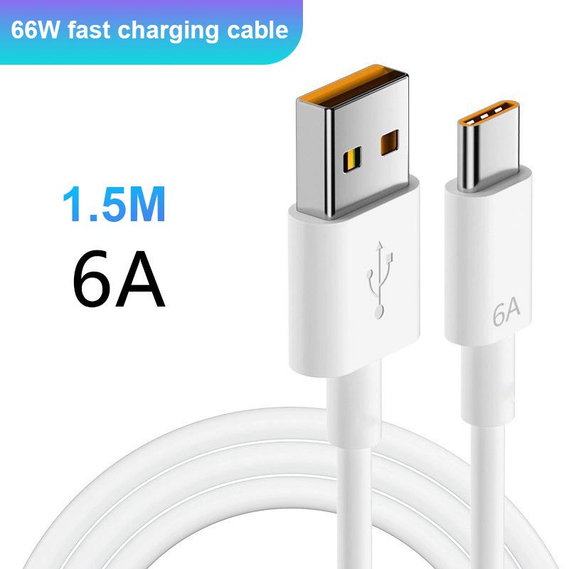 Кабель для быстрой зарядки 10А Type-C с автоматическим отключением питания, простой 2-метровый автомобильный кабель для передачи данных, подходит для Huawei, Xiaomi, Android, универсальный