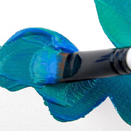 12шт Кисть для рисования Мягкая щетина Деревянная ручка Набор кистей для рисования Акриловая акварельная живопись маслом