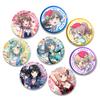 32/44/58mm Anime Bang Dream Brooch Bag Decor Collection Badge Cute Cartoon Cosplay Lapel Pins Jewelry Gifts Handmade Accessory