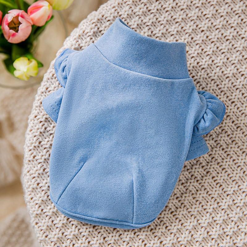 New Sunflower Overalls Autumn and Winter Puppy Clothes Kitten Four-legged Clothes In The Small Dog Pet Clothing