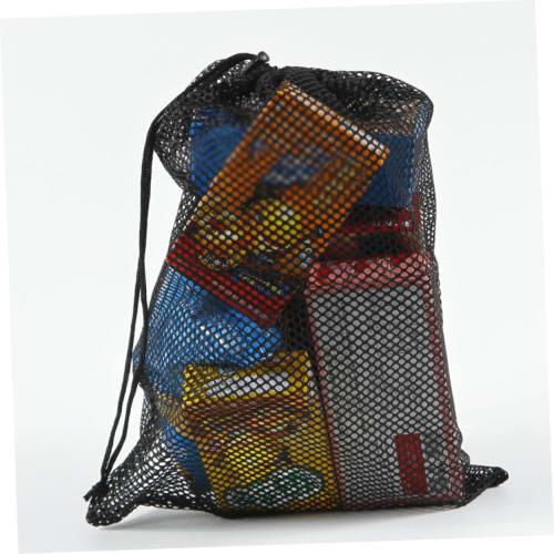 KOMBIUDA 10-Piece Mesh Drawstring Bag, Multi-Purpose Storage Bag for Sports and Laundry