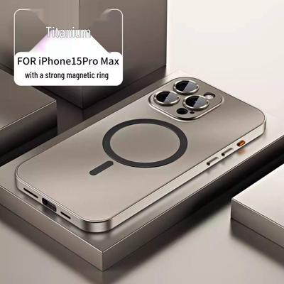 Королевская металлическая пряжка Яблоко 17pro/17promax Магнитный противоударный матовый чехол для телефона