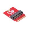 Адаптер CY Card NVMe M Key 22x30 мм на 22x80 мм Обратный NGFF Expansion SSD Адаптер для обновления Совместим с игровым ноутбуком ROG Flow X13