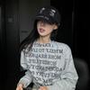 Уличная дыра Ветер Письмо Бейсболка Мужская и Женская Защита от солнца Нишевая Ретро Тяжелая промышленность Персонализированная Кепка