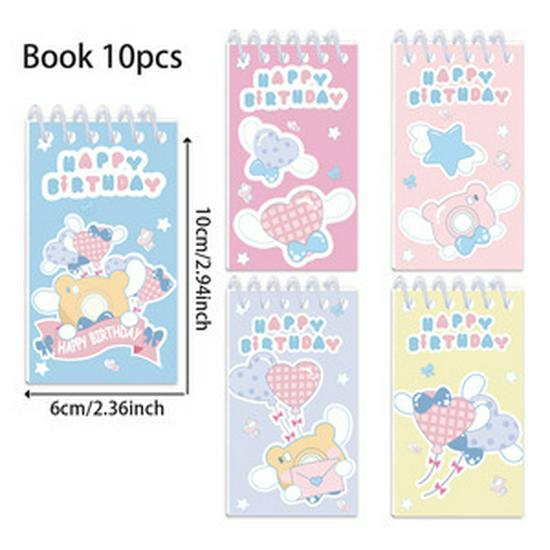 Stitch-Themed Children's Party Journal with Sticky Notes - Perfect Birthday Gift