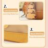 Cartoon Capibara Pencil Case Multi-layer Stationery Bag Kawaii Pencil Pouch  School Supplies