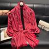 Spring And Summer Fashion High-End Silk Scarf Printed Dust-Proof Shawl Women'S Scarf Tencel Cotton Gold Silk Yarn Scarf Scarf