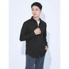 [United Arrows green label Relaxing] WEB limited JUST fit mercerization cut long sleeve shirt -antibacterial- 32116993122 0970 BLACK(09) L