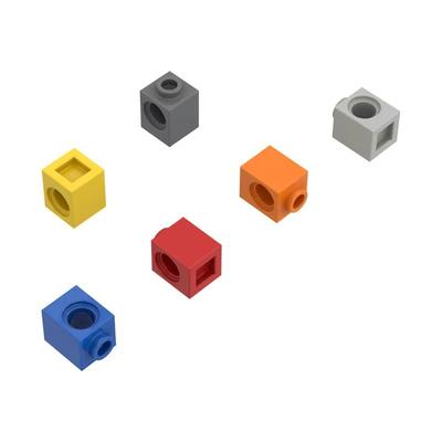 10 шт. 6541 1x1 Строительный блок с отверстиями Moc Механические аксессуары Совместимый с Кирпичом DIY Детская игрушка Подарок