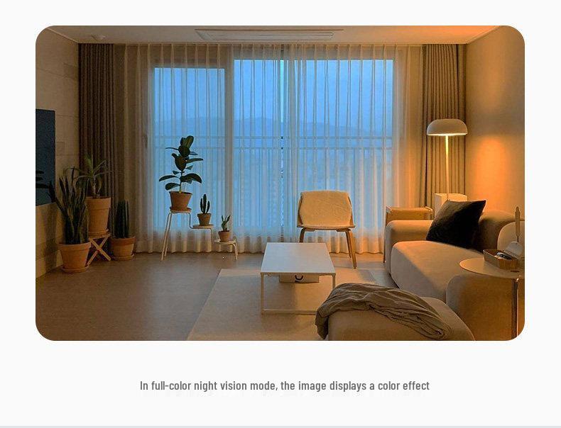 360° Smart WiFi Indoor Wireless Camera with Remote Mobile Monitor and HD Vision