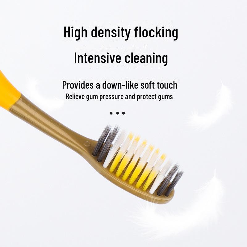 Ультрамягкая зубная щетка для взрослых Shu Chen — щетина высокой плотности и ультратонких щетинок для улучшенного домашнего ухода