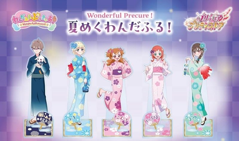 Акриловая подставка Wandaful Summer Usayama Satoru PreCure! веселье! Дайфуку/Усаяма