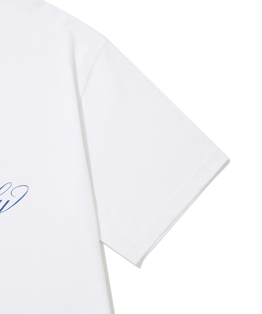 WACKY WILLY Shining Leo Short Sleeve T-Shirt White
