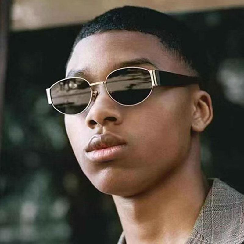 European American Style Sunglasses For Women Oval Shape Hip Hop Sun Glasses Women Fashion Stylish Sunglasses Man