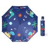 Cartoon Children Fully-Automatic Umbrella Cute Unicorn Folding Umbrellas Windproof Black Coating Anti UV Parasols Kids Umbrella