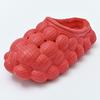 Мода Новые 2024 Женские Водонепроницаемые Хлопковые Тапочки Милые Пузыри Личи Зимние Теплые Туфли Мягкие Противоскользящие Тапочки из ЭВА Для Пар Домашние Уличные Тапочки