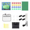 Chippings Golfs & Dart Practice Mat Game Golfs Training Mat with Sticky Ball