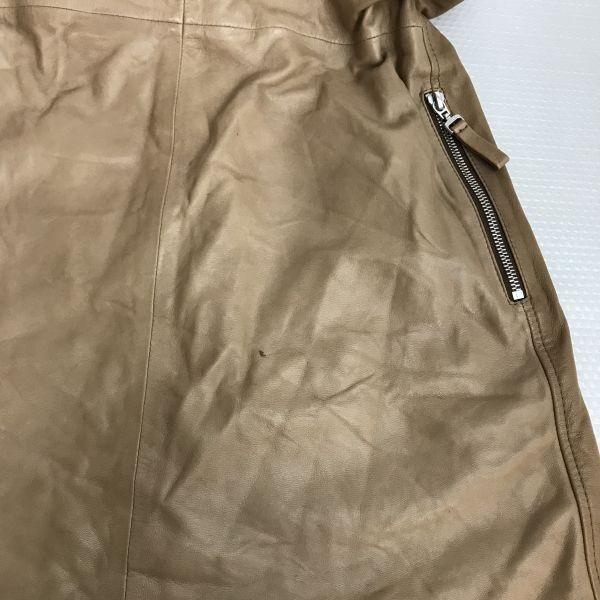 Escada SPORT Платье без рукавов из натуральной кожи ягненка 36 S Мини Длина до колена Коричневое платье(ИСПОЛЬЗОВАЛ)