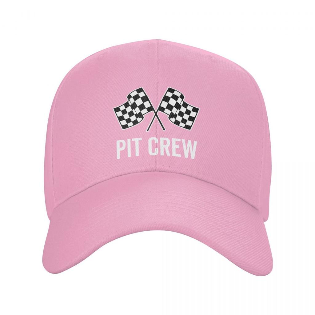 Custom Race Car Pit Crew Checkered Flag Baseball Cap Outdoor Unisex Women's Adjustable Racing Sport Dad Hat Spring Snapback Caps