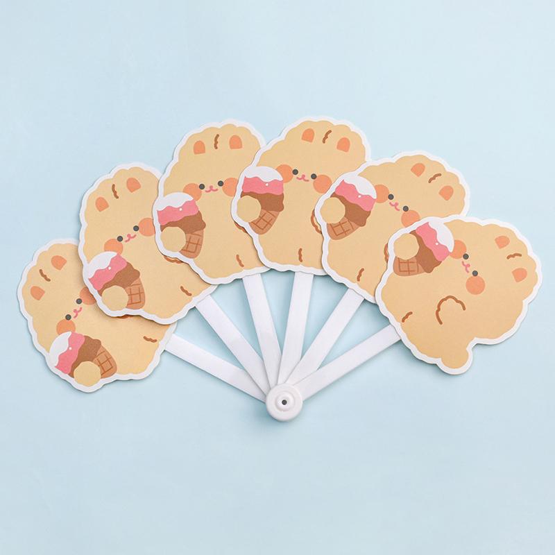 Милый мультяшный мини-портативный вентилятор в виде рукопожатия инопланетянина, маленький вентилятор для охлаждения летом, подарок