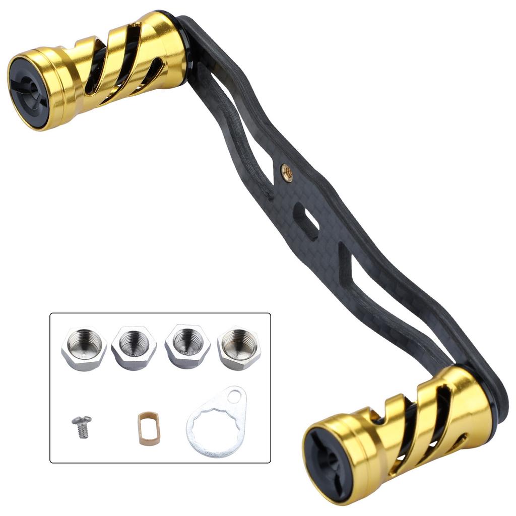 SOUGAYILANG Ручка рыболовной катушки Ручка из углеродного волокна для приманки Рыболовная катушка Рыболовные аксессуары