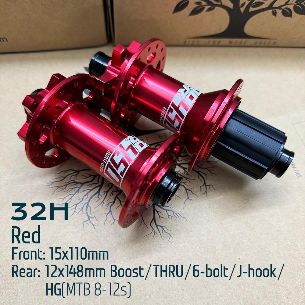 Втулки Koozer 450 32H 28-отверстий Boost Cube K7 Громкие MTB Втулки 6 Болтов J-Hook Для Shimano 15X110 Boost Передняя Втулка Сквозная Ось 12X148 Задняя Втулка