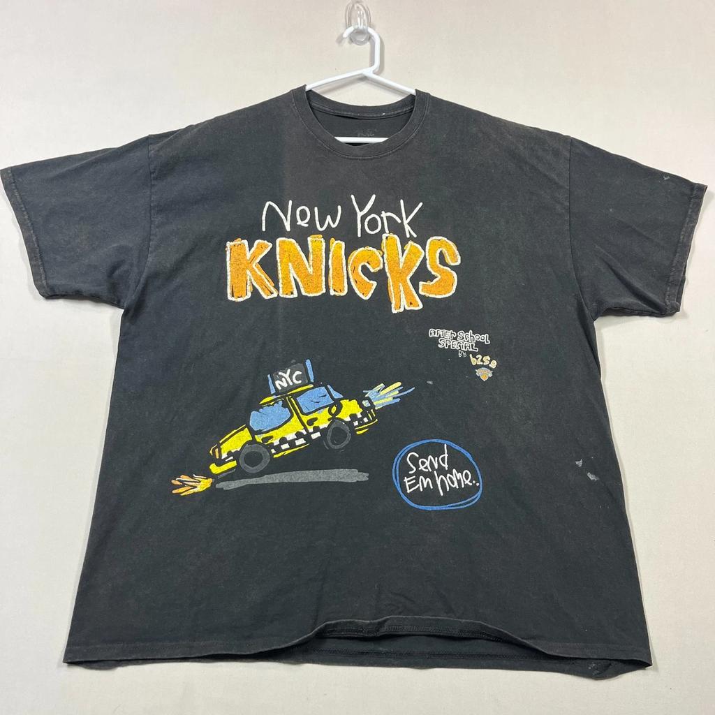 After School Special New York Knicks Cotton Oversized T Shirt Mens XL