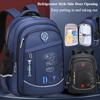 School Open Must Have Children's Backpack New Refrigerator Style Side Door Schoolbag Lightweight Burden Reduce Primary Secondary School Boys' Book Bag