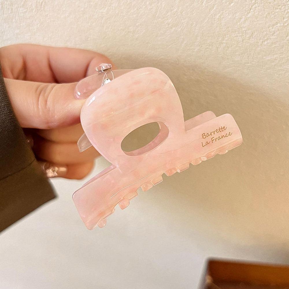 Small Hair Claw Clip French Ponytail Holder Vintage Shark Clip  for Women