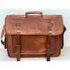 Vintage Leather Perfect Fit Laptop Messenger Bag Shoulder Satchel 16" New Men's