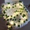 1pc Ivy Decor String Lights 20 LED Fairy Night Lights for Home Room Bedroom Wall Decoration