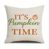 Colorful English Letters Autumn Linen Pillow Covers Home Furnishings Modern Simple Sofa Cushions