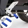 Motorcycle Aluminum Step for Suzuki SV650 Adjustable Anti-Slip Multi-Step (Blue)