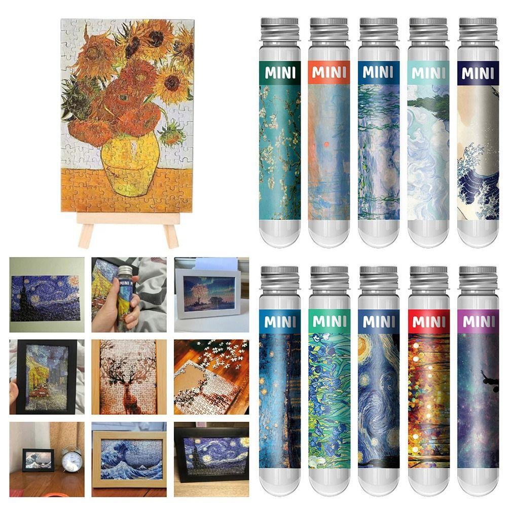 150PCS/Set Oil Painting Oil Painting Jigsaw Gifts Decompression Game Jigsaw Puzzles Adult Children