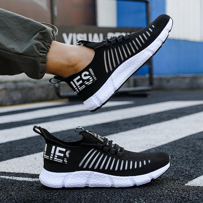 Fashion Men's Shoes Sneakers 2025 Lightweight Platform Mesh Breathable Summer Hollow Casual Outdoor Running Vulcanized Shoes