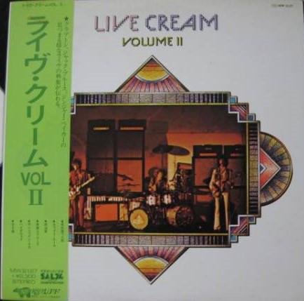 Виниловая пластинка CREAM Live Cream Volume 2 MW2127 RSO 1975 Япония Рок Б/у