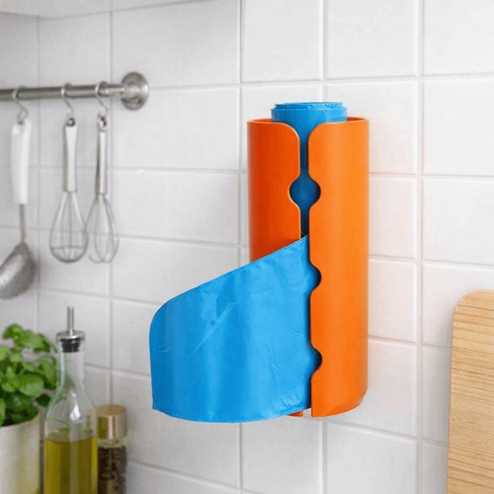 Пластиковый контейнер для хранения мусорных пакетов, настенный, большой емкости, экономичный, диспенсер для мусорных пакетов, для общежития