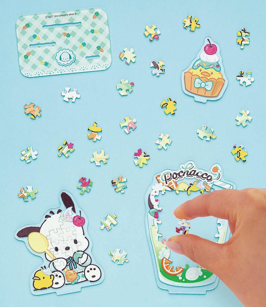 Пазл x Акрил Beverly Акриловая подставка Pop Pochacco Сладости [Подставка-пазл] 35 деталей SP-044
