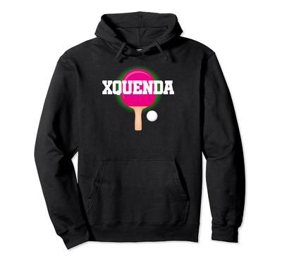 Xquenda Название Девочки Настольный Теннис Пинг-Понг Игра Ракетка Спорт Худи